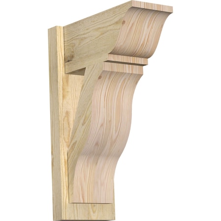 Ekena Millwork Funston Traditional Rough Sawn Outlooker, Douglas Fir, 8"W x 16"D x 24"H OUT08X16X24FST01RDF